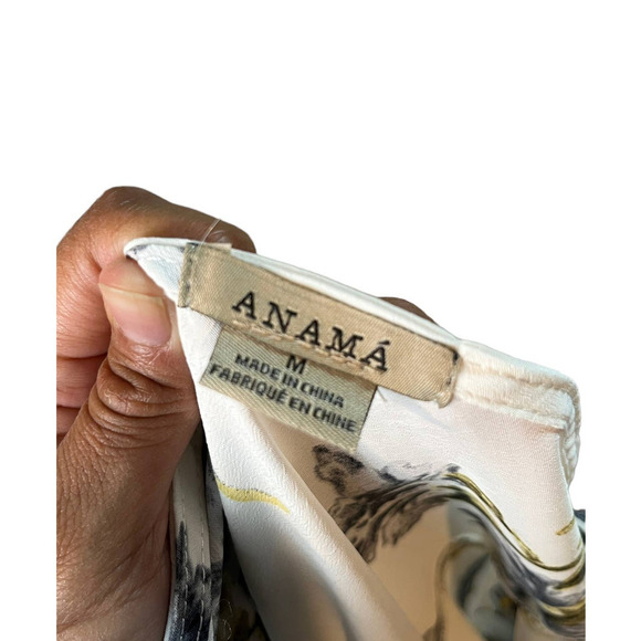 Women’s Anama White With Floral Print Maxi Dress With Bells Sleeves - Picture 12 of 12